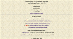 Desktop Screenshot of fitzek-genealogie.info